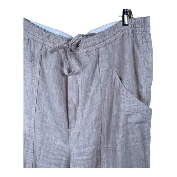 Free People Feelin Good Utility Pull-on Pants in Natural Sz XL - Picture 3 of 7